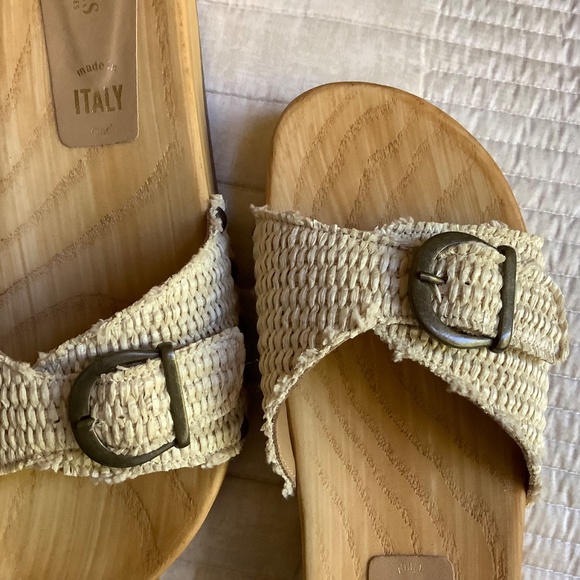 Seychelles Isla Slide Sandals Natural Raffia SZ 9.5 - Picture 9 of 16